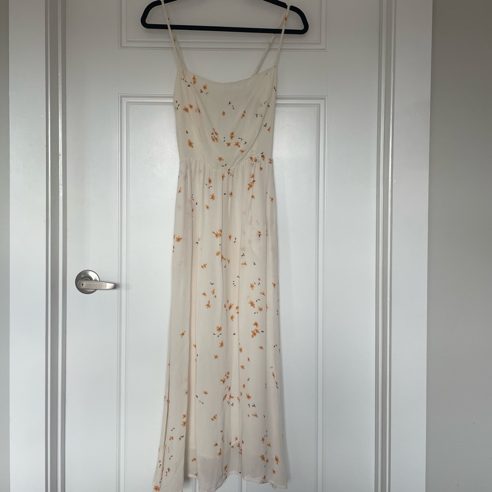 Reformation floral midi dress